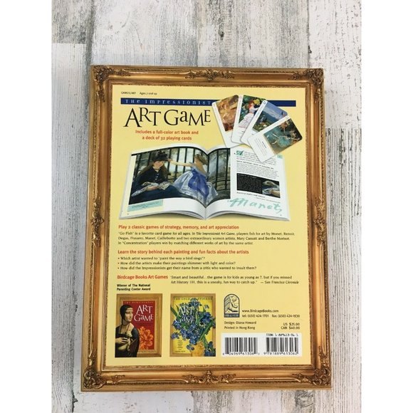 Birdcage Books Toys The Impressionist Art Game Boxed Set Book Matching Cards Homeschool Art